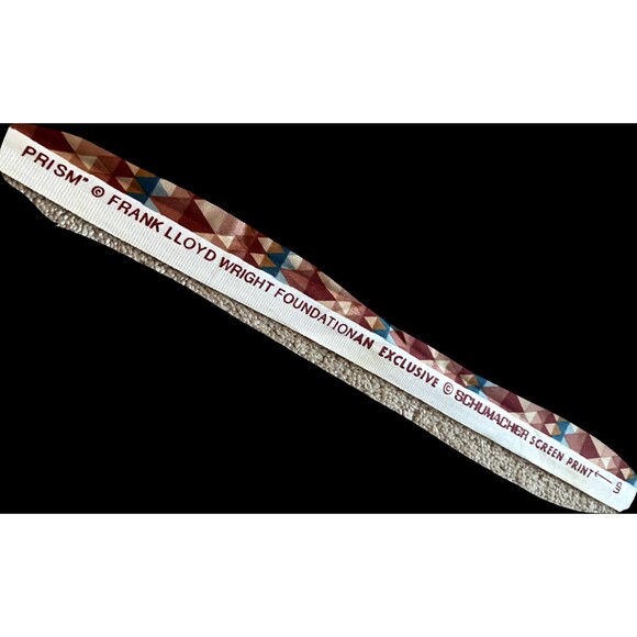 VTG Frank Lloyd Wright Schumacher Fabric 1986 MCM - Prism - Cedar - 4 yards!! - Picture 4 of 8